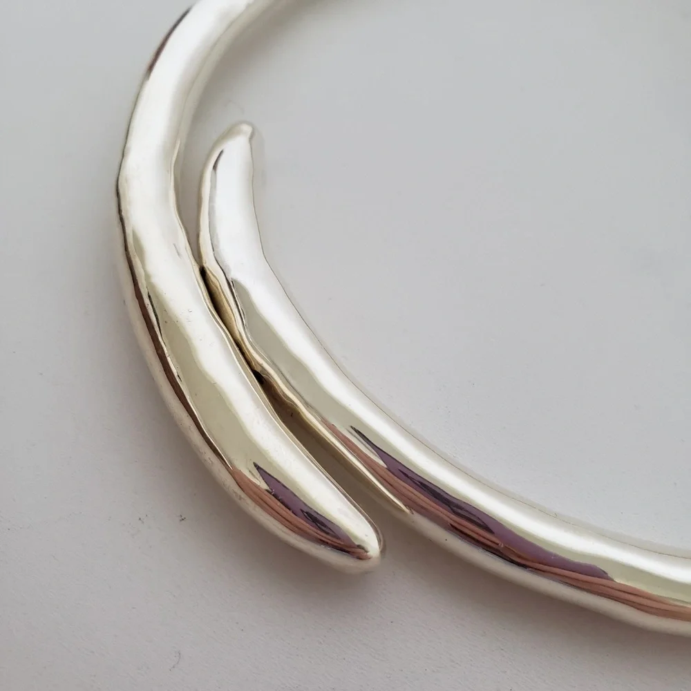 E&L Israel Sterling Silver Electroform Necklace - Picture 8 of 12